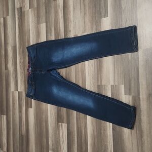 GogoStar Dark Wash Stretch Skinny Jeans Size 15 Inseam 29'